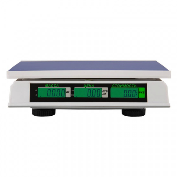 Торговые настольные весы M-ER 326 AC "Slim" LCD БелыеКАСБИ ЛТД КАЛУГА