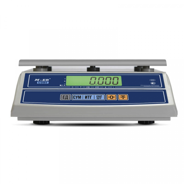 Фасовочные настольные весы M-ER 326 AF "Cube" LCD USBКАСБИ ЛТД КАЛУГА